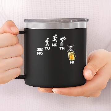 Discover Billiard Pool Player Billard 8-Ball 14oz Stainless Steel Tumblers