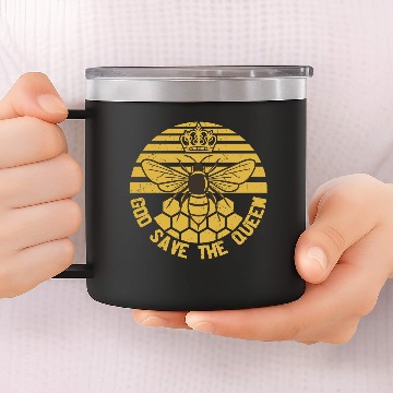 Discover God Save The Queen 2 14oz Stainless Steel Tumblers