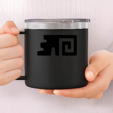 Discover Aztec Tribal Pattern Symbol 14oz Stainless Steel Tumblers