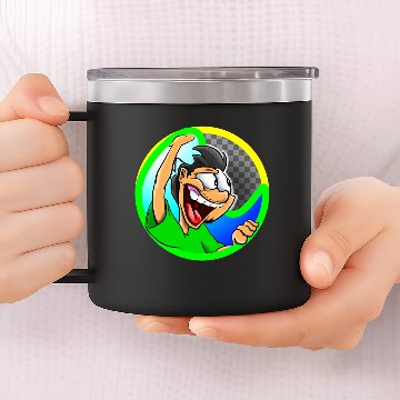 Discover 2021 Youtube Prof Pic 1 14oz Stainless Steel Tumblers