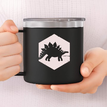 Discover 70s Stegosaurus 14oz Stainless Steel Tumblers