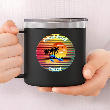 Discover Venice Beach 14oz Stainless Steel Tumblers