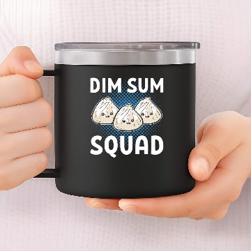 Discover Dim Sum Squad Dumpling Bun 14oz Stainless Steel Tumblers