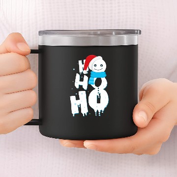 Discover Ho Ho Ho 14oz Stainless Steel Tumblers
