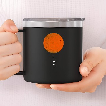 Discover Minimal Solar System 14oz Stainless Steel Tumblers