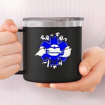 Discover Boo Boo Crew -Ghost Nurse 14oz Stainless Steel Tumblers