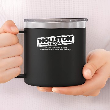Discover houston texas 14oz Stainless Steel Tumblers