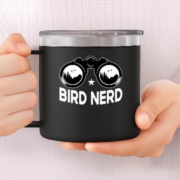 Discover Bird nerd, Bird, Watching 14oz Stainless Steel Tumblers