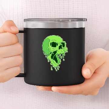 Discover Melty Skull Hulk 14oz Stainless Steel Tumblers