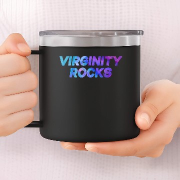 Discover Virginity Rocks 5 14oz Stainless Steel Tumblers