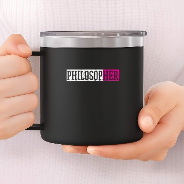 Discover Philosophy Teacher Professor Philosopher 14oz Stainless Steel Tumblers