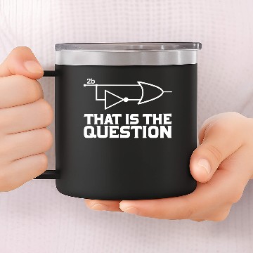 Discover Computer Science Boolean Logic coder 14oz Stainless Steel Tumblers