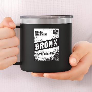 Discover Bronx typography 14oz Stainless Steel Tumblers