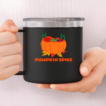 Discover Pumpkin Spice 14oz Stainless Steel Tumblers