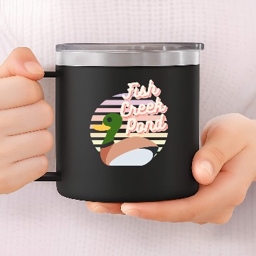 Discover Fish Creek Pond 14oz Stainless Steel Tumblers