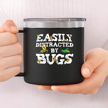 Discover Entomology Insect 14oz Stainless Steel Tumblers Bug