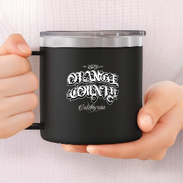 Discover Orange County California 1503 Baseball Jerseys 14oz Stainless Steel Tumblers