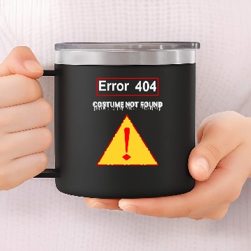 Discover 404 Costume Not Found 14oz Stainless Steel Tumblers