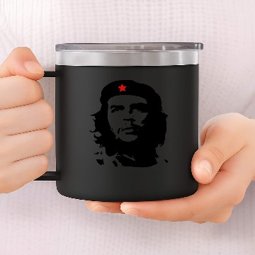Discover Che Guevara Face Silhouette 14oz Stainless Steel Tumblers