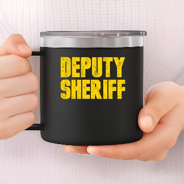 Discover Deputy Sheriff Law Enforcement 14oz Stainless Steel Tumblers