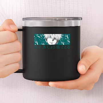 Discover Gojo Satoru Green 14oz Stainless Steel Tumblers