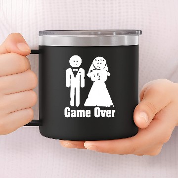 Discover game over 14oz Stainless Steel Tumblers