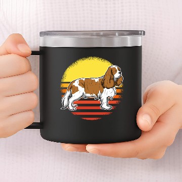 Discover Cavalier King Charles Spaniel Pullover Gift Women 14oz Stainless Steel Tumblers
