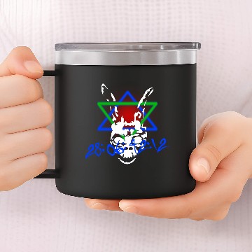 Discover Donnie Darko Frank Countdown 14oz Stainless Steel Tumblers