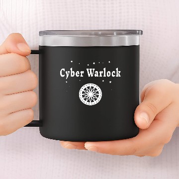 Discover Cyber Warlock 14oz Stainless Steel Tumblers
