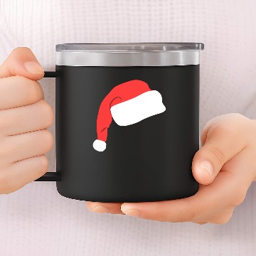 Discover Funny Santa Claus Hat 14oz Stainless Steel Tumblers