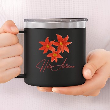 Discover Hello Autumn 14oz Stainless Steel Tumblers