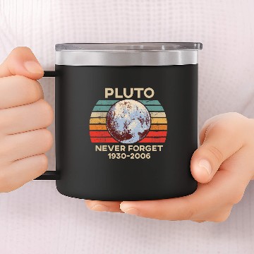 Discover Pluto Never Forget 14oz Stainless Steel Tumblers