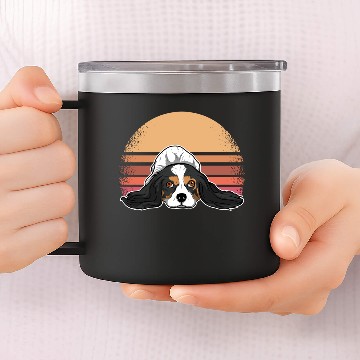 Discover Cavalier King Charles Spaniel Pullover Gift Women 14oz Stainless Steel Tumblers