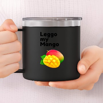 Discover Let go my mango 14oz Stainless Steel Tumblers