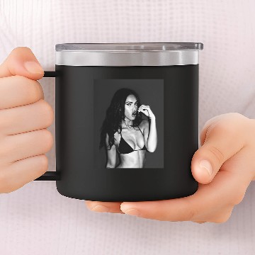 Discover MEGAN FOX SEXY 14oz Stainless Steel Tumblers