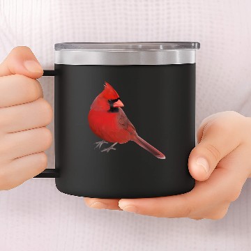 Discover Northern Cardinal 14oz Stainless Steel Tumblers