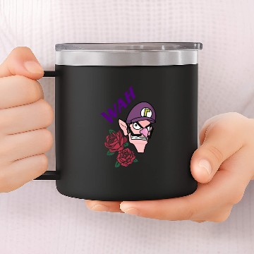 Discover Waluigi Voice Wah 14oz Stainless Steel Tumblers