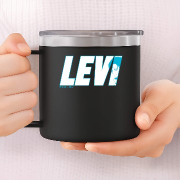 Discover Levi Ackerman (リヴァイ・アッカーマン) - Blue 14oz Stainless Steel Tumblers