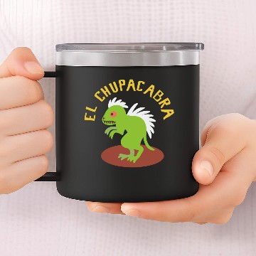 Discover El Chupacabra Cryptid Fandom 14oz Stainless Steel Tumblers