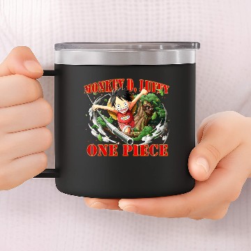Discover Monkey D Luffy 14oz Stainless Steel Tumblers