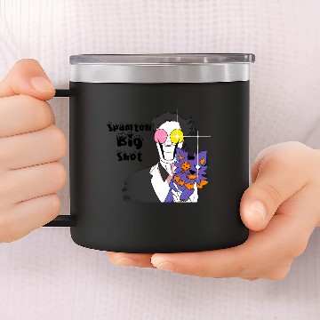 Discover spamton big shot 14oz Stainless Steel Tumblers