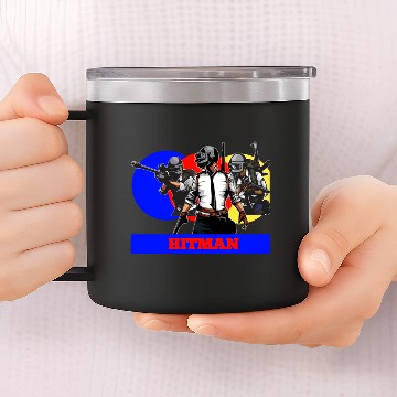 Discover Hitman 14oz Stainless Steel Tumblers