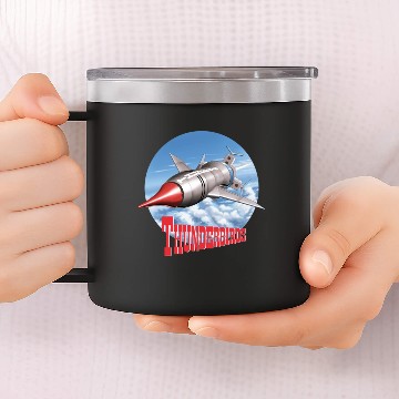 Discover Thunderbird 1 from 'Thunderbirds' 14oz Stainless Steel Tumblers
