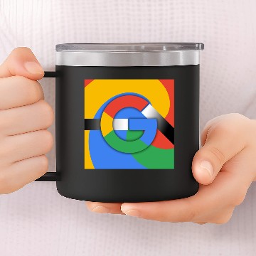 Discover Google Logo Fan Art Baseball Jerseys 14oz Stainless Steel Tumblers