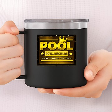 Discover Pool Royal Discipline 14oz Stainless Steel Tumblers