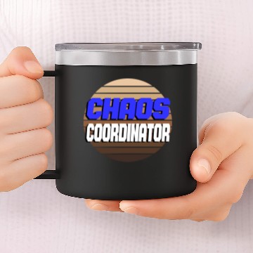 Discover Chaos Coordinator 14oz Stainless Steel Tumblers