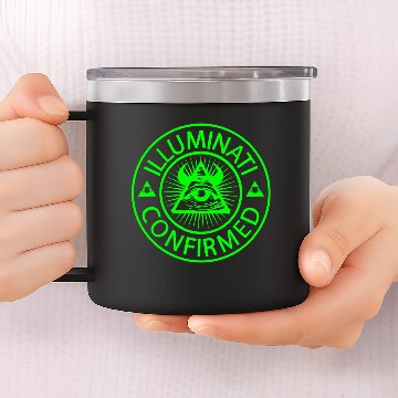 Discover Truther Conspiracy Illuminati Confirmed Protest 14oz Stainless Steel Tumblers