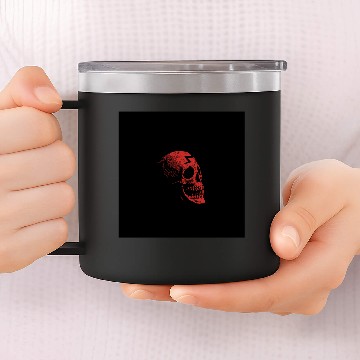 Discover Red Skull with lightning 14oz Stainless Steel Tumblers