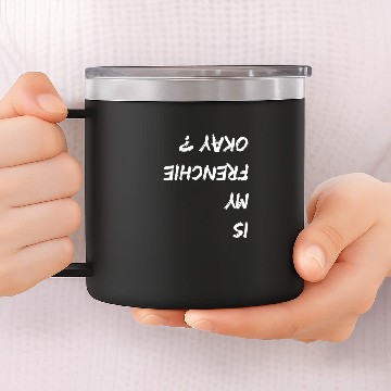 Discover French Bulldog 14oz Stainless Steel Tumblers