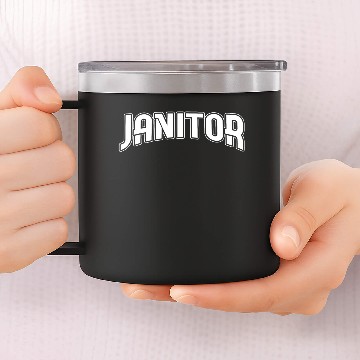 Discover Janitor 14oz Stainless Steel Tumblers